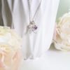 Amethyst and Silver Charm Necklace | Me Me Jewellery