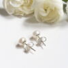 Pearl stud earrings 