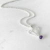 February - Amethyst and Daimond Necklace | By Me Me Jewellery