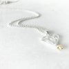November - Citrine and Diamond Necklace | By Me Me Jewellery