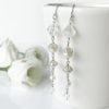 Crystal Bridal Earrings | By Me Me Jewellery