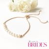 Rose Gold Slider Bracelet | As seen in Brides Magazine | By Me Me Jewellery