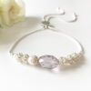 Amethyst Slider Bracelet | Me Me Jewellery