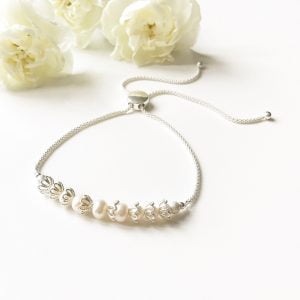 Pearl and Filigree Bracelet | By Me Me Jewellery