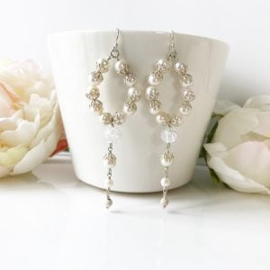 Pearl Bridal Earrings | Me Me Jewellery