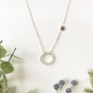 Silver Eternity Necklace | Me Me Jewellery