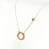 Silver and Rose Gold Necklace | Me Me Jewellery