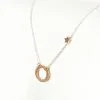 Silver and Rose Gold Necklace | Me Me Jewellery