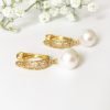 Gold Pearl Earrings | Me Me Jewellery