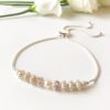 Blush wedding bracelet | Me Me Jewellery