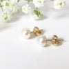 Gold pearl stud earrings | Me Me Jewellery