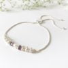 Purple and pearl bracelet | Me Me Jewellery