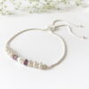 Purple and pearl bracelet | Me Me Jewellery