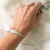 Silver feather bracelet | Me Me Jewellery