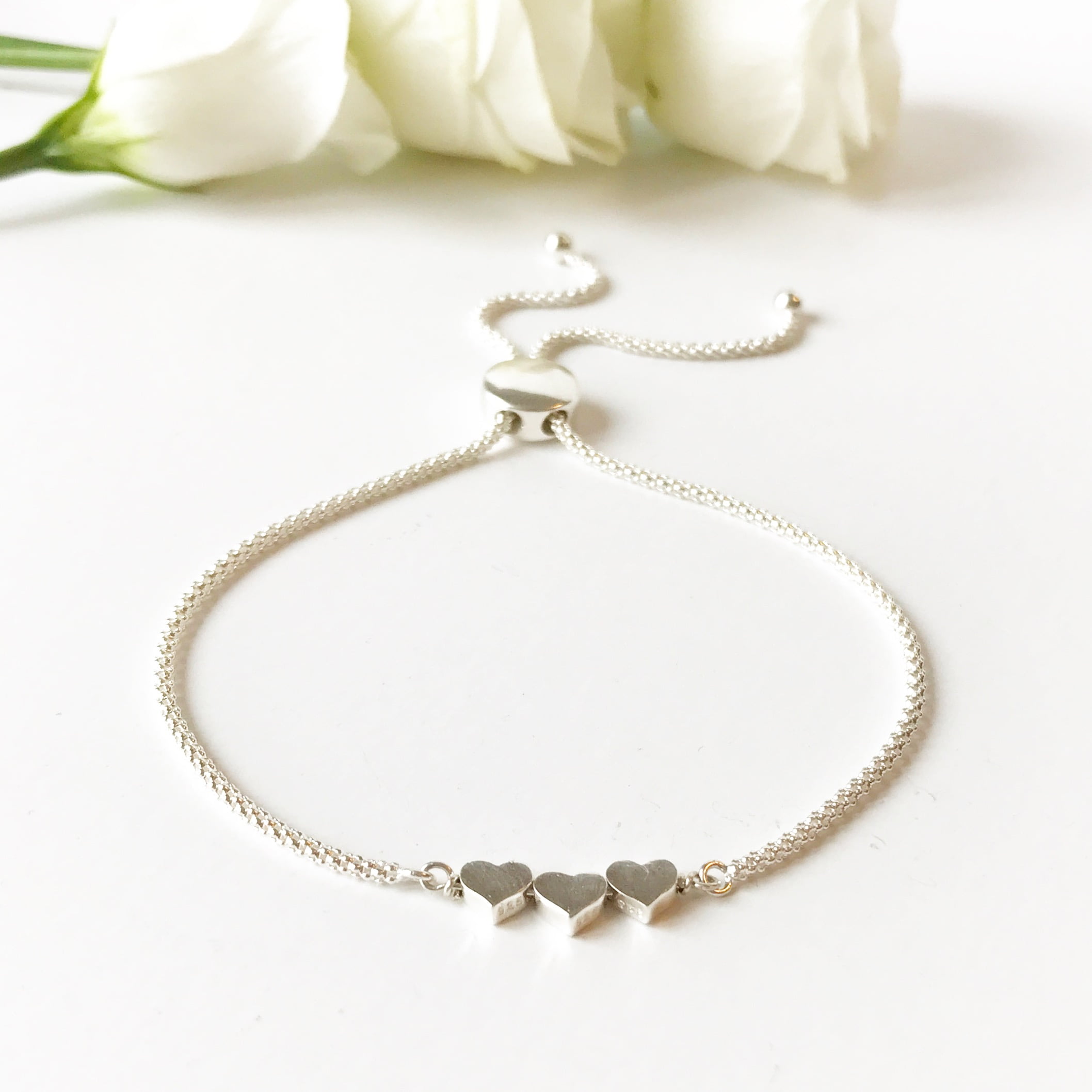 Silver heart bracelet | Me Me Jewellery