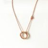 Rose gold infinity necklace | Me Me Jewellery