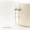 Blue Crystal Bridal Earrings | Me Me Jewellery