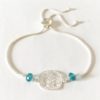Teal Crystal Mandala Bracelet | Me Me Jewellery