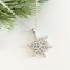 Silver Snowflake Necklace | Me Me Jewellery