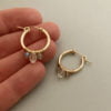 Labradorite Hoop Earrings | Me Me Jewellery