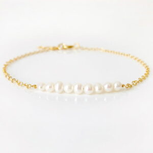 Gold Pearl Bracelet | Me Me Jewellery