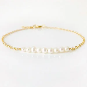 Gold Pearl Bracelet | Me Me Jewellery