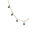 Black Gemstone Necklace | Me Me Jewellery