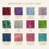 Me Me Jewellery | Birthstone Colour Chart
