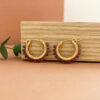 Ruby Huggie Earrings | Me Me Jewellery