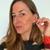 Ruby Hoop Earrings | Me Me Jewellery