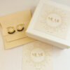 Gold and Black Hoops | Me Me Jewellery