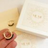 Black Tourmaline Hoops | Me Me Jewellery