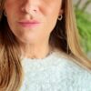Mini Blue and Gold Hoops | Me Me Jewellery