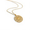 Gold mandala necklace | Me Me Jewellery