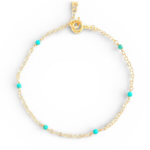 Birthstone Bracelet in Gold | Me Me Jewellery