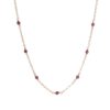 Spaced Ruby and Gold Necklace | Me Me Jewellery