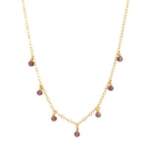 Birthstone Choker inn Gold | Me Me Jewellery
